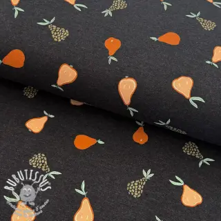 Jersey Glitter pears anthracite melange