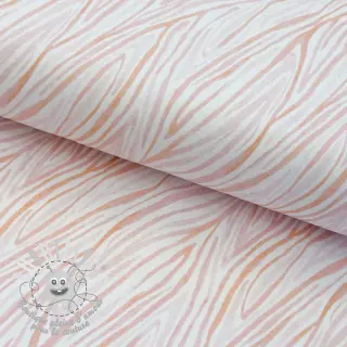 Jersey Animal skin white powder digital print