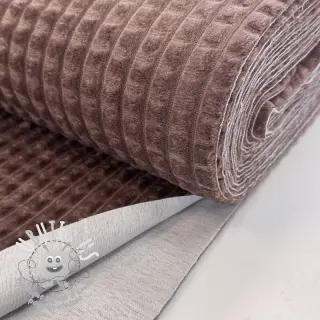Tissu déco VELOURS DECO SQUARE brown