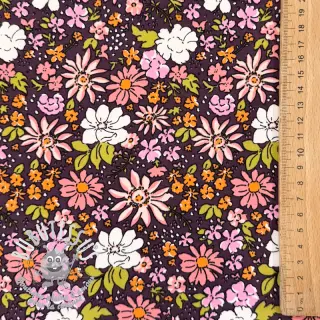 Sweat Tiny flowers dark purple