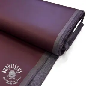 Simili cuir LEATHER burgundy