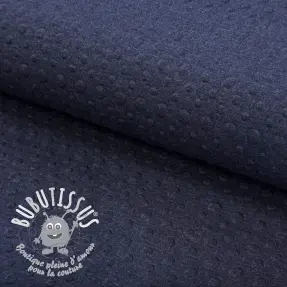 Sweat Embossed indigo melange