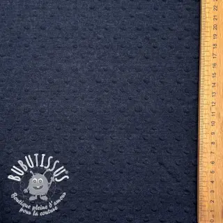 Sweat Embossed indigo melange