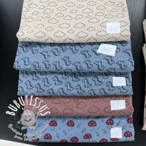 Paquet de tissus velours cotelé fin STRETCH 116