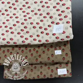 Paquet de tissus velours cotelé fin STRETCH 119