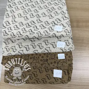 Paquet de tissus velours cotelé fin STRETCH 127