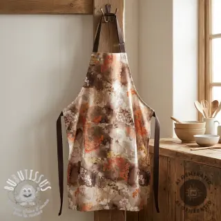 Tissu déco Flowers toffee digital print