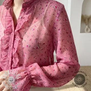 Chiffon Flowers pink