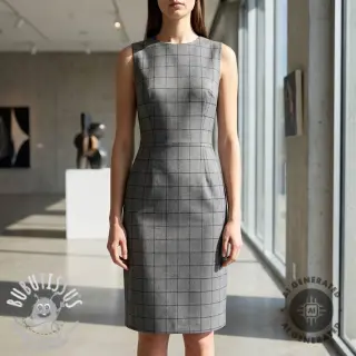 Scottish Check grey black