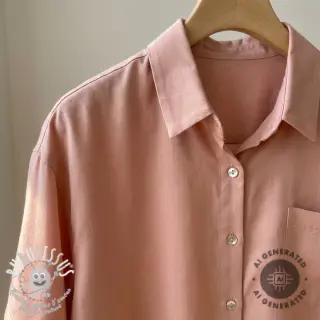 TENCEL avec lin old salmon