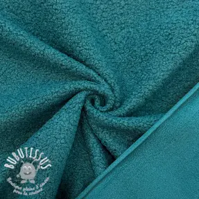 Fleece TEDDY DOUBLE SIDED petrol