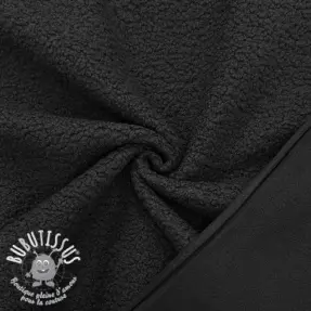 Fleece TEDDY DOUBLE SIDED black