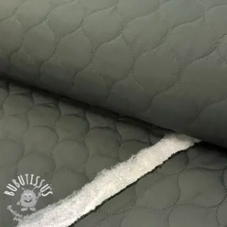 Tissu matelassé Round moss green