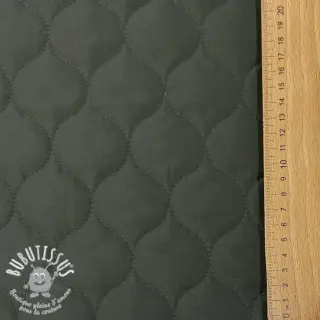 Tissu matelassé Round moss green