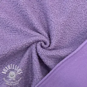 Fleece TEDDY DOUBLE SIDED lilac