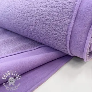 Fleece TEDDY DOUBLE SIDED lilac