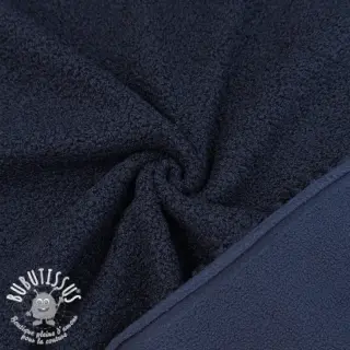 Fleece TEDDY DOUBLE SIDED navy