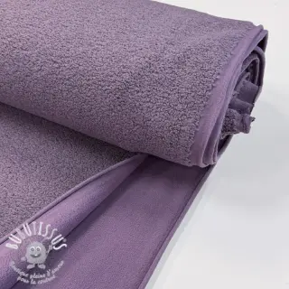 Fleece TEDDY DOUBLE SIDED mulberry
