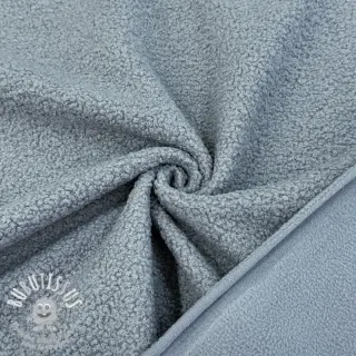 Fleece TEDDY DOUBLE SIDED pale turquoise