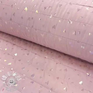 Tissu matelassé FOIL Hearts