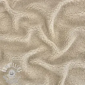 Tissu de manteau TEDDY light sand