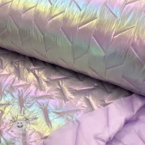 Tissu matelassé Stepped foil light lilac
