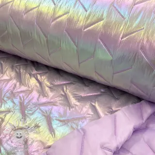 Tissu matelassé Stepped foil light lilac