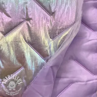 Tissu matelassé Stepped foil light lilac