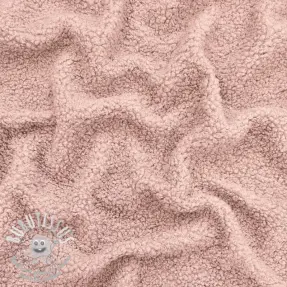 Tissu de manteau TEDDY powder
