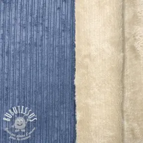 Tissu velours cotelé Cofur fleece jeans
