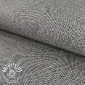 Tissu déco COATED Linenlook premium grey