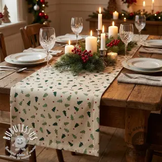 Tissu déco Linenlook Xmas tree