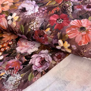 Sweat Flowers Andrea brown digital print
