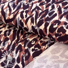 Sweat Abstract animal brown digital print
