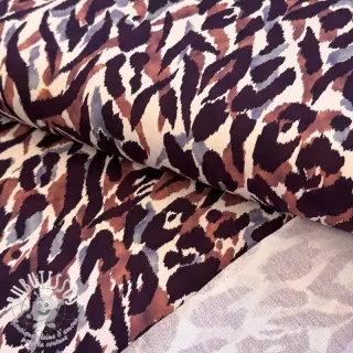 Sweat Abstract animal brown digital print
