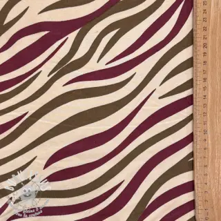 Sweat envers minkee Animal skin burgundy SIMPLY NATURAL