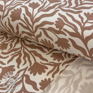 Sweat envers minkee Flowers caramel SIMPLY NATURAL