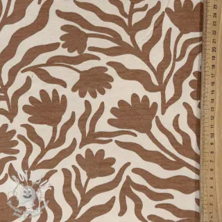 Sweat envers minkee Flowers caramel SIMPLY NATURAL
