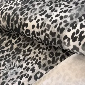 Sweat envers minkee Animal skin grey digital print