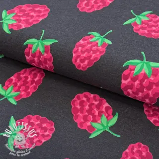 Jersey Raspberries navy melange