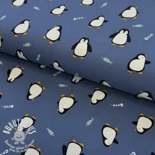 Jersey Penguins blue digital print