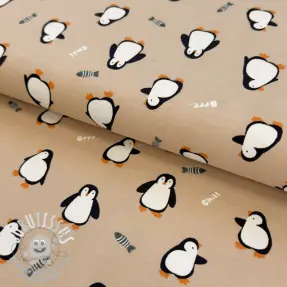 Jersey Penguins beige digital print