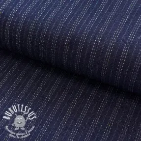 JEANS DENIM JACQUARD Stripes indigo