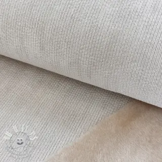 Tissu velours cotelé STRUCTURE natural
