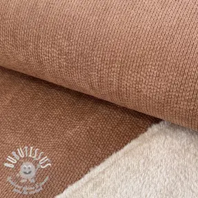 Tissu velours cotelé STRUCTURE brown