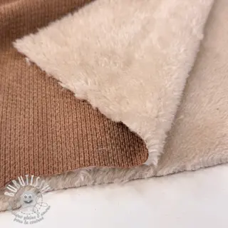 Tissu velours cotelé STRUCTURE brown