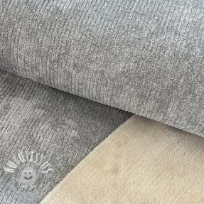 Tissu velours cotelé FROSTY grey