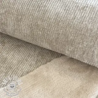 Tissu velours cotelé FROSTY natural