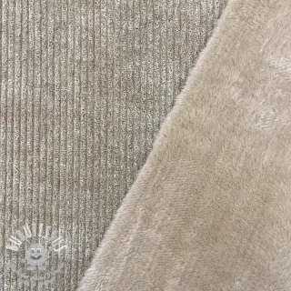 Tissu velours cotelé FROSTY natural