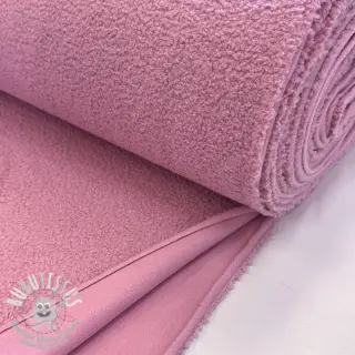 Fleece TEDDY DOUBLE SIDED soft pink